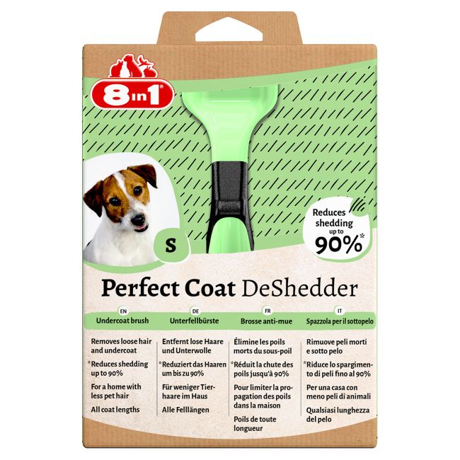 Дешеддер 8in1 Perfect Coat для собак мелких пород, размер S