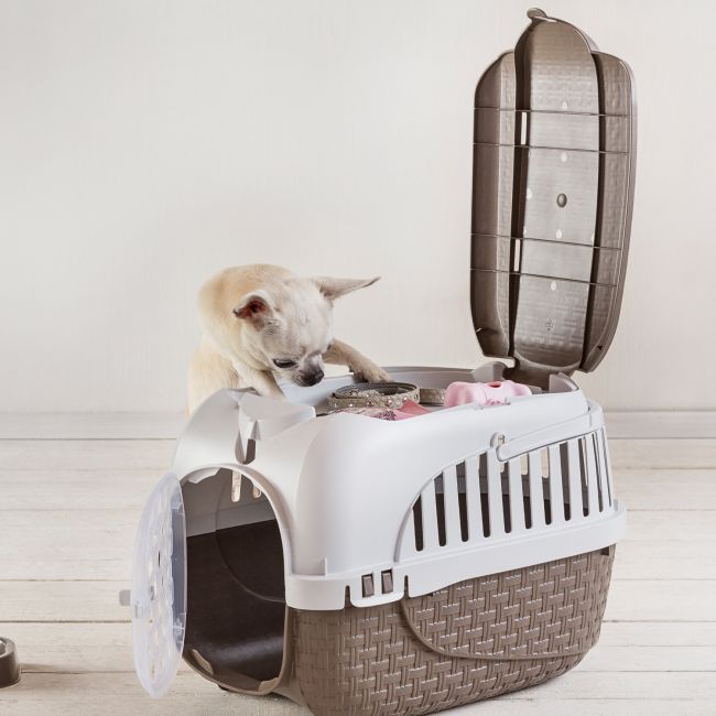 BAMA PET переноска KENNEL TOUR MAXI 59х38х37h см до 12 кг, коричневая BAMA PET переноска KENNEL TOUR MAXI 59х38х37h см до 12 кг, коричневая