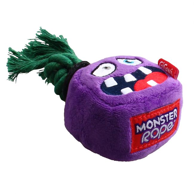 75433 Игрушка для собак Монстр с пищалкой и веревкой 8см, серия MONSTER ROPE 75433 Игрушка для собак Монстр с пищалкой и веревкой 8см, серия MONSTER ROPE