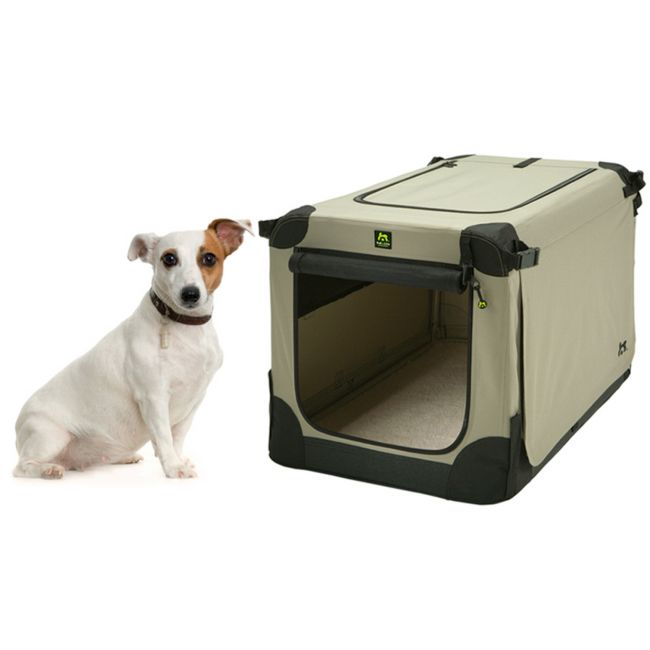 Maelson тканевая клетка кемпер Soft Kennel 62x41x41 серо-кремовый СКИДКА 40%