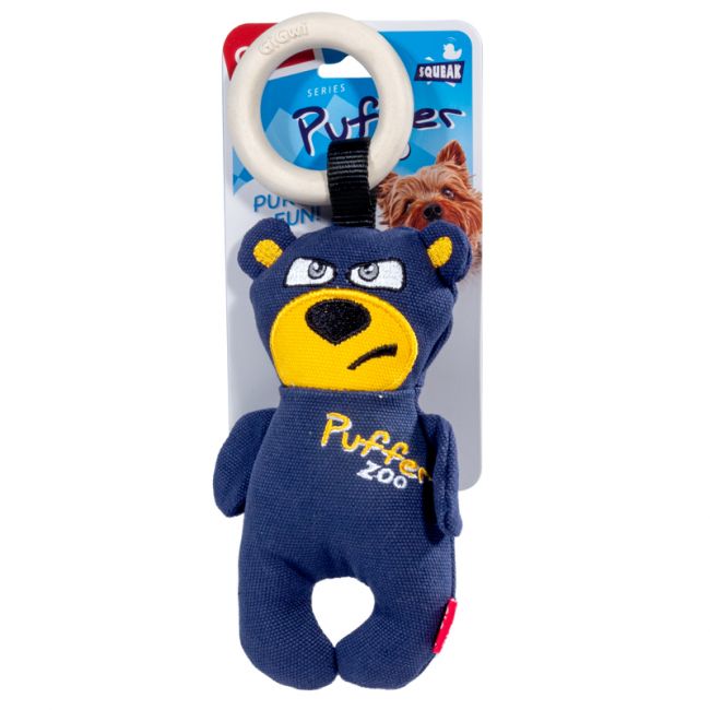 75500 Игрушка для собак Медведь с пищалкой 26см, серия PUFFER ZOO 75500 Игрушка для собак Медведь с пищалкой 26см, серия PUFFER ZOO