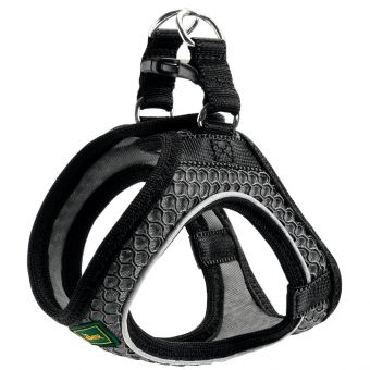 Hunter шлейка для собак Hilo Comfort 52-58 см, сетчатый текстиль, антрацит Hunter шлейка для собак Hilo Comfort 52-58 см, сетчатый текстиль, антрацит