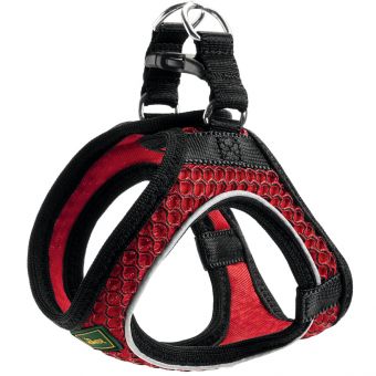 Hunter шлейка для собак Hilo Comfort 52-58 см, сетчатый текстиль, красная Hunter шлейка для собак Hilo Comfort 52-58 см, сетчатый текстиль, красная