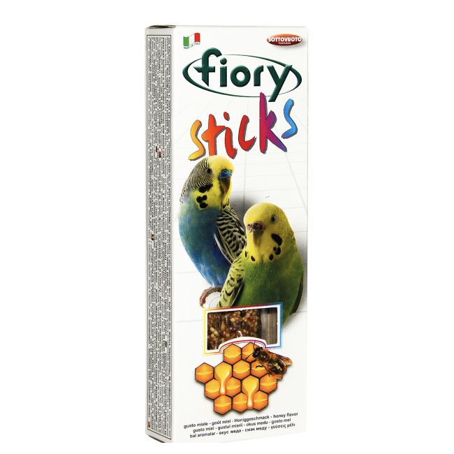 FIORY палочки для попугаев Sticks с медом 2х30 г FIORY палочки для попугаев Sticks с медом 2х30 г