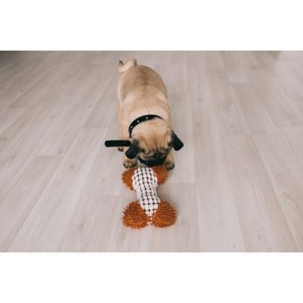 Игрушка мягкая для собак "Особая кость", двутканевая, с пищалкой, 20х12 см, бело-коричневая 708725 Игрушка мягкая для собак "Особая кость", двутканевая, с пищалкой, 20х12 см, бело-коричневая 708725
