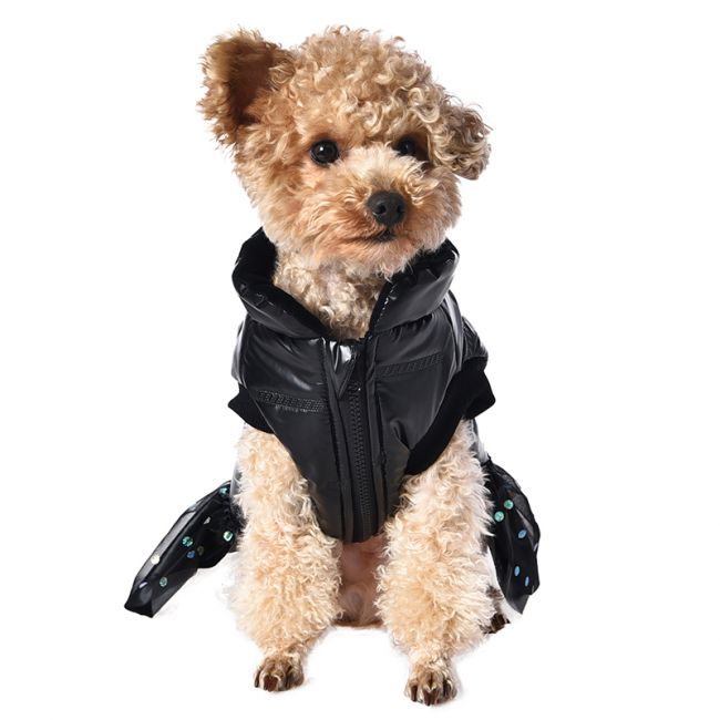 Попона утепленная с юбкой "Диско" XS, черная, размер 20см, серия BE TRENDY Попона утепленная с юбкой "Диско" XS, черная, размер 20см, серия BE TRENDY