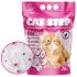 Наполнитель впитывающий силикагелевый CAT STEP Arctic Pink, 7,6 л