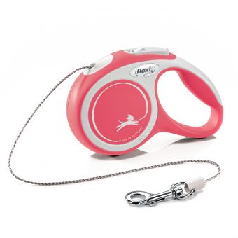 flexi рулетка NEW LINE Comfort XS (до 8 кг) трос 3 м серый/красный flexi рулетка NEW LINE Comfort XS (до 8 кг) трос 3 м серый/красный