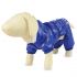 TR13XS blue Комбинезон утепленный  для собак ###