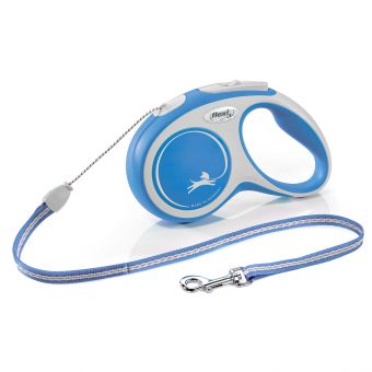 flexi рулетка NEW LINE Comfort S (до 12 кг) трос 5 м серый/синий flexi рулетка NEW LINE Comfort S (до 12 кг) трос 5 м серый/синий