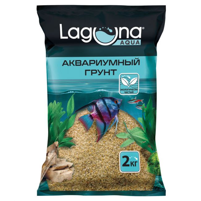Грунт 20407AA песок натуральный, 2кг, 0,4-0,6мм