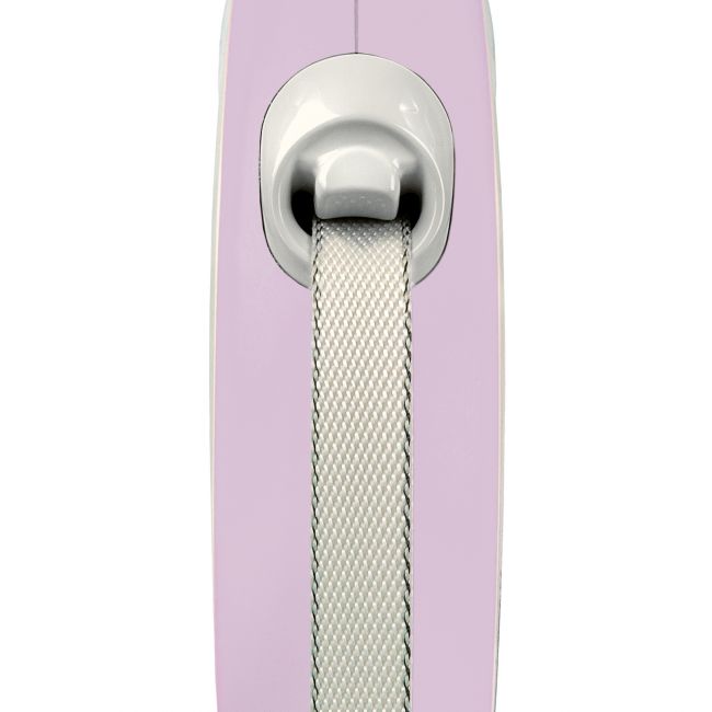 flexi рулетка NEW LINE Comfort S (до 15 кг) лента 5 м серый/розовый flexi рулетка NEW LINE Comfort S (до 15 кг) лента 5 м серый/розовый