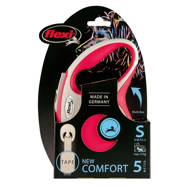 flexi рулетка NEW LINE Comfort S (до 15 кг) лента 5 м серый/красный flexi рулетка NEW LINE Comfort S (до 15 кг) лента 5 м серый/красный