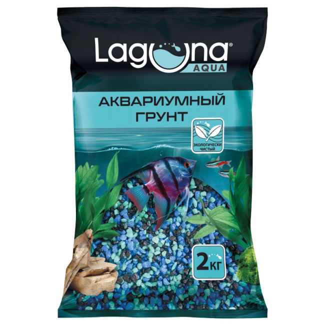 Грунт Малахитовая шкатулка, 2кг, 5-10мм, Laguna