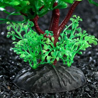 Растение искусственное аквариумное, 15 см, зелёное, 1 шт. Растение искусственное аквариумное, 15 см, зелёное, 1 шт.