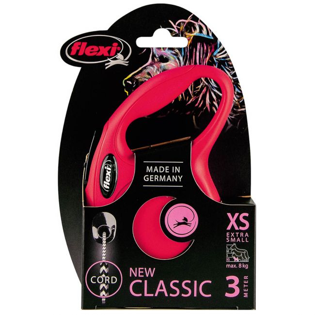 flexi рулетка New Classic XS (до 8 кг) 3 м трос красная flexi рулетка New Classic XS (до 8 кг) 3 м трос красная