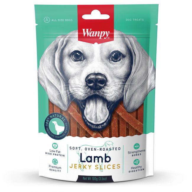 Wanpy Dog соломка из мяса ягненка 100 г Wanpy Dog соломка из мяса ягненка 100 г