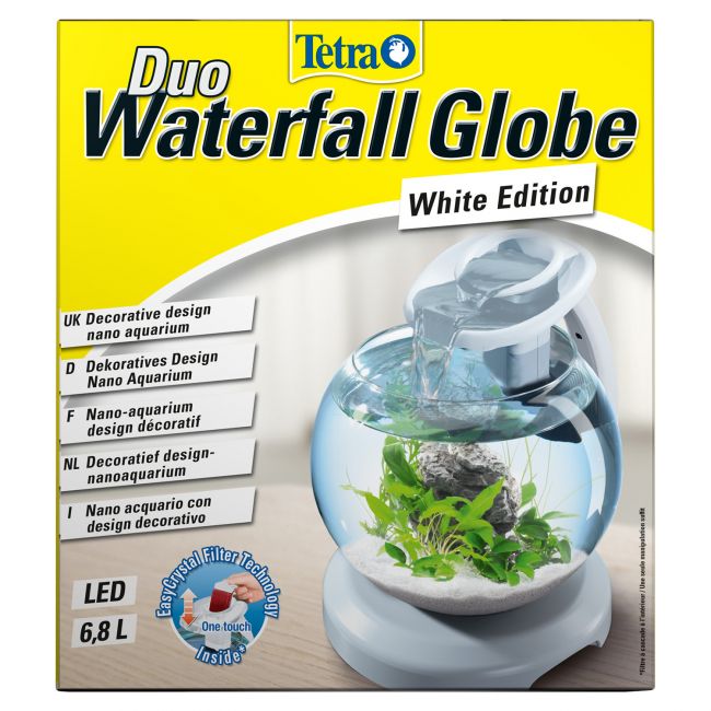 Tetra Cascade Globe Duo Waterfall аквариумный комплекс белый 6,8 л