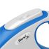 flexi рулетка NEW LINE Comfort L (до 50 кг) лента 8 м серый/синий