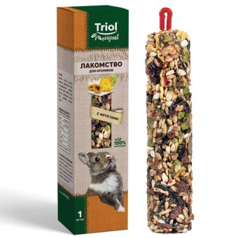 Лакомство для кроликов с фруктами, 110г, Triol Original Лакомство для кроликов с фруктами, 110г, Triol Original