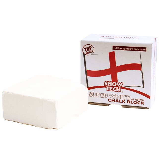 SHOW TECH English Magnesium Chalk Block мелок белый на основе магния прямоугольный 55 г