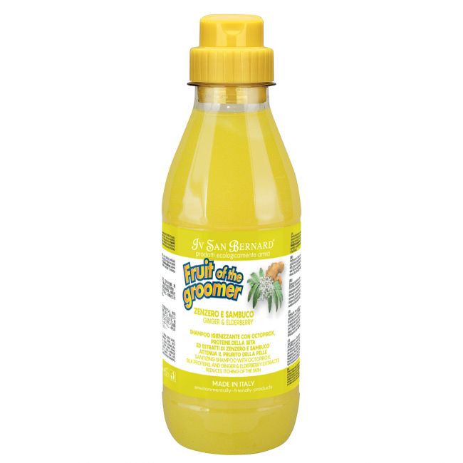 ISB Fruit of the Groomer Ginger&Elderbery Шампунь для любого типа шерсти против раздражений и перхоти 500 мл ISB Fruit of the Groomer Ginger&Elderbery Шампунь для любого типа шерсти против раздражений и перхоти 500 мл