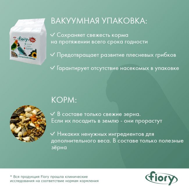 FIORY корм для средних попугаев Parrocchetti African 3,2 кг FIORY корм для средних попугаев Parrocchetti African 3,2 кг