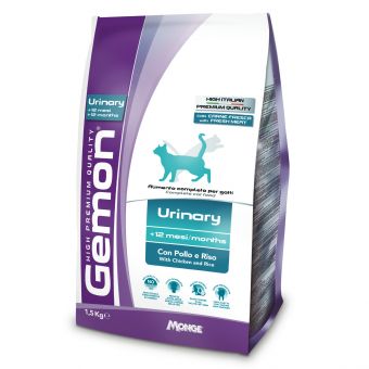 Сухой корм Gemon Cat Urinary, для взрослых кошек, для профилактики МКБ с курицей и рисом 1,5 кг Сухой корм Gemon Cat Urinary, для взрослых кошек, для профилактики МКБ с курицей и рисом 1,5 кг
