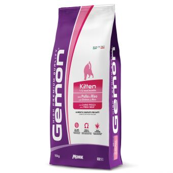 Сухой корм Gemon Cat для котят и беременных кошек, с курицей и рисом 10 кг Сухой корм Gemon Cat для котят и беременных кошек, с курицей и рисом 10 кг
