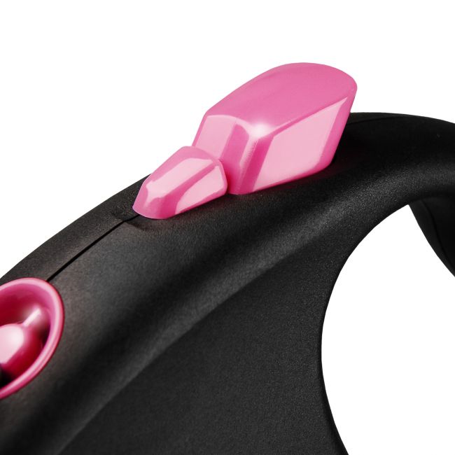 flexi рулетка Black Design S (до 12 кг) 5 м трос черный/розовый flexi рулетка Black Design S (до 12 кг) 5 м трос черный/розовый