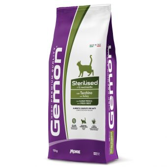 Сухой корм Gemon Cat Sterilized для стерилизованных кошек, с индейкой 10 кг Сухой корм Gemon Cat Sterilized для стерилизованных кошек, с индейкой 10 кг