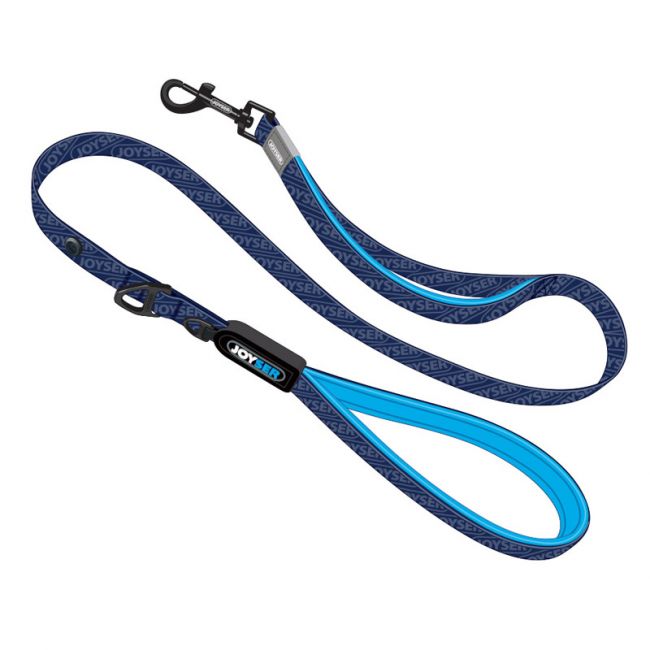 Поводок для собак JOYSER Walk Base Leash L синий с голубым