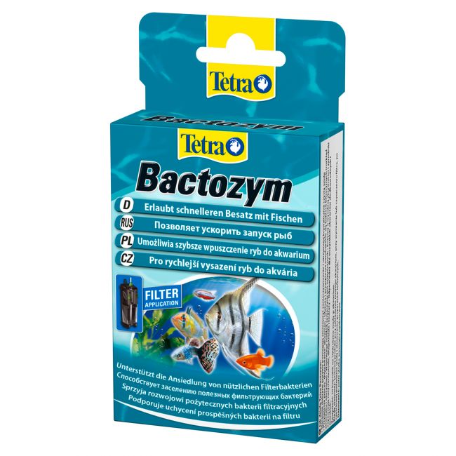Tetra Bactozym средство для биологического запуска аквариума 10 капсул Tetra Bactozym средство для биологического запуска аквариума 10 капсул