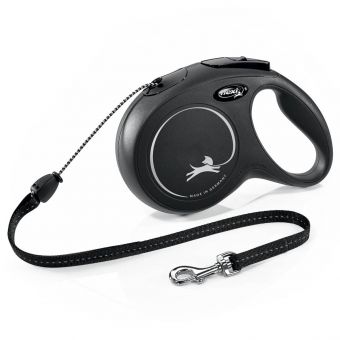 flexi рулетка New Classic M (до 20 кг) 8 м трос черная flexi рулетка New Classic M (до 20 кг) 8 м трос черная