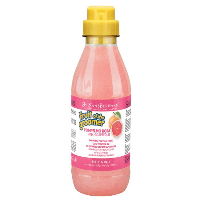 ISB Fruit of the Groomer Pink Grapefruit Шампунь для шерсти средней длины с витаминами 500 мл ISB Fruit of the Groomer Pink Grapefruit Шампунь для шерсти средней длины с витаминами 500 мл
