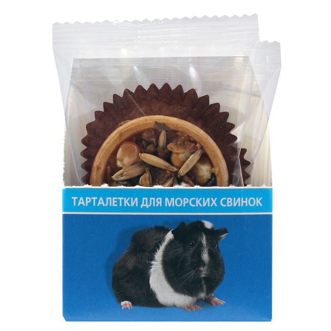 Лакомство TiTBiT Тарталетки с тыквой и ананасом для мор.свинок 64 г