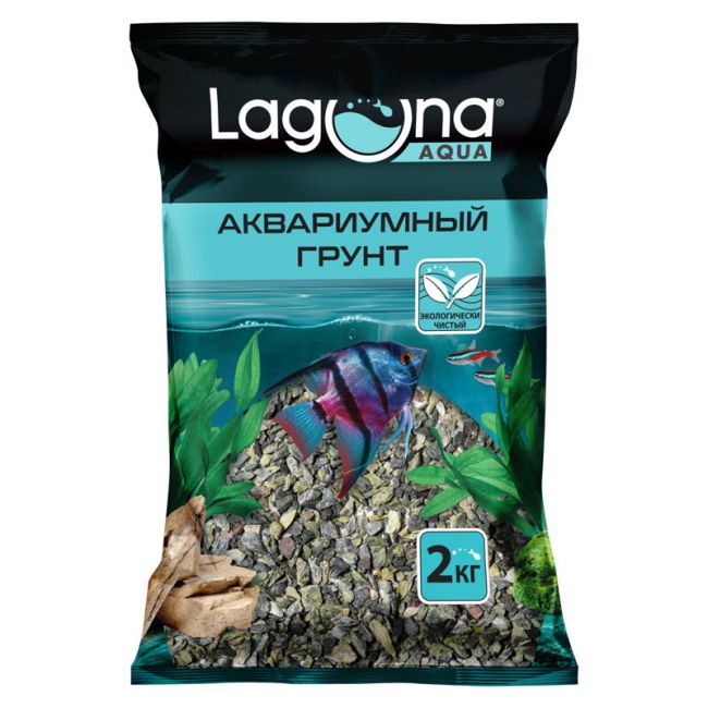 Грунт Габбро, 2кг, 2-5мм, Laguna