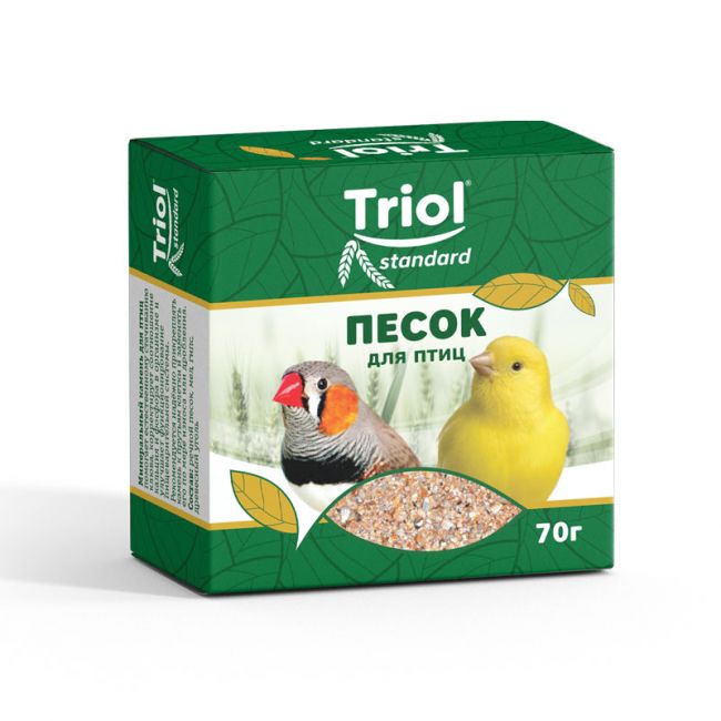 Песок-минеральная подкормка для птиц, 70г, Triol Standard Песок-минеральная подкормка для птиц, 70г, Triol Standard