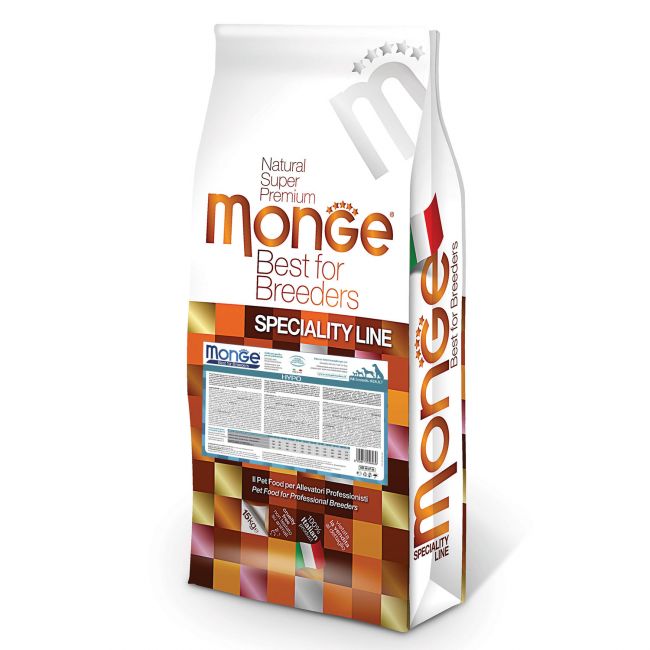 Сухой корм Monge Dog PFB Speciality Hypo для взрослых собак всех пород с лососем и тунцом 15 кг Сухой корм Monge Dog PFB Speciality Hypo для взрослых собак всех пород с лососем и тунцом 15 кг