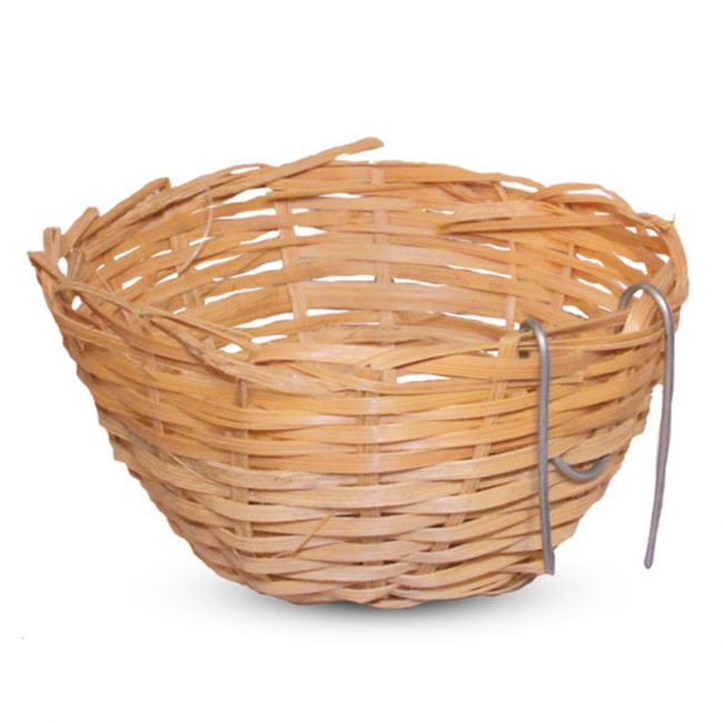 Гнездо для птиц из лозы, d90*65мм, серия NATURAL