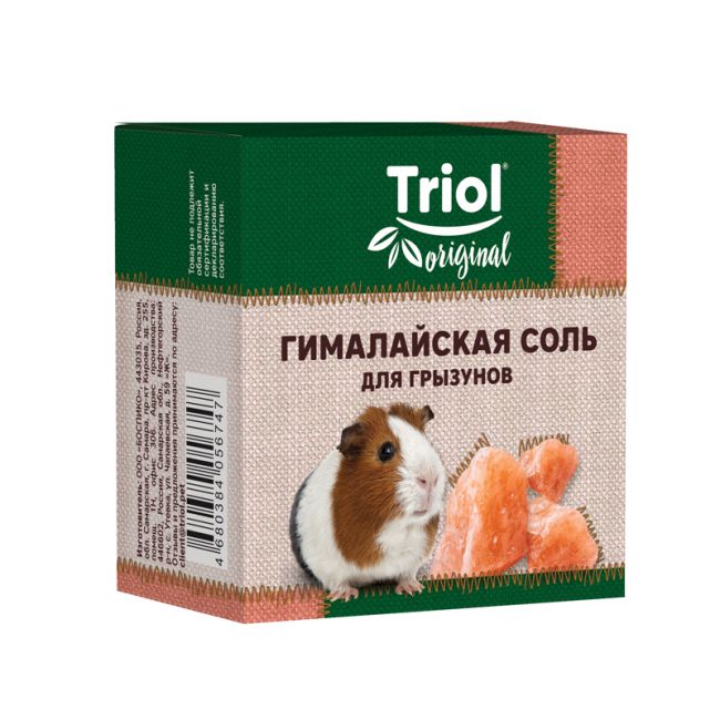 Лакомство для грызунов гималайская соль, 40г, Triol Original