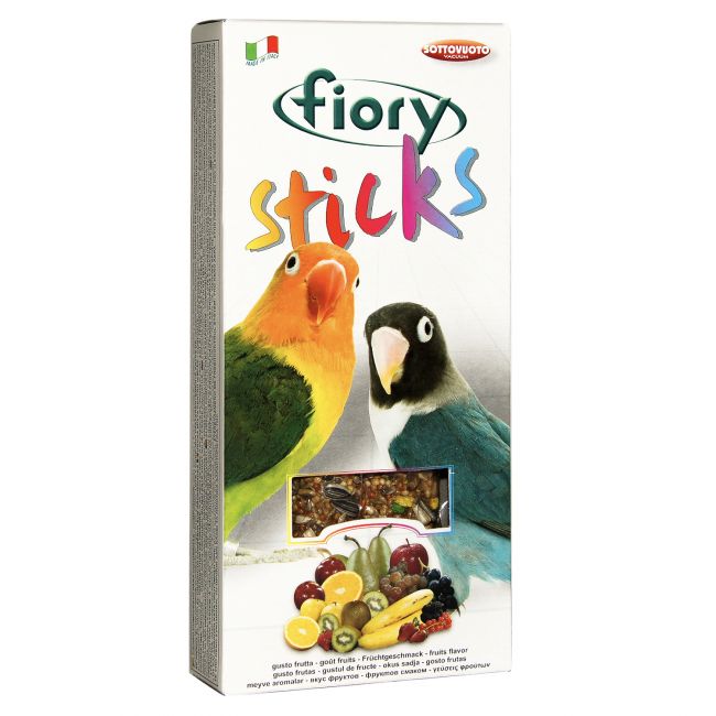 FIORY палочки для средних попугаев Sticks с фруктами 2х60 г FIORY палочки для средних попугаев Sticks с фруктами 2х60 г