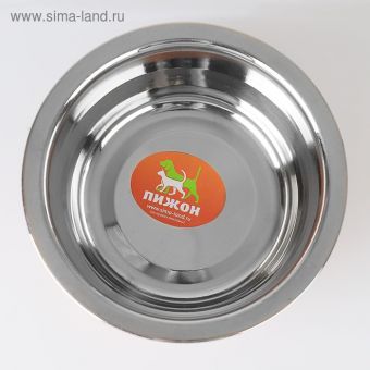 Миска стандартная цветная с полосой, 450 мл, красная Миска стандартная цветная с полосой, 450 мл, красная