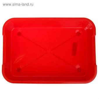 Туалет средний без сетки 36 х 26 х 6,5 см, красный Туалет средний без сетки 36 х 26 х 6,5 см, красный