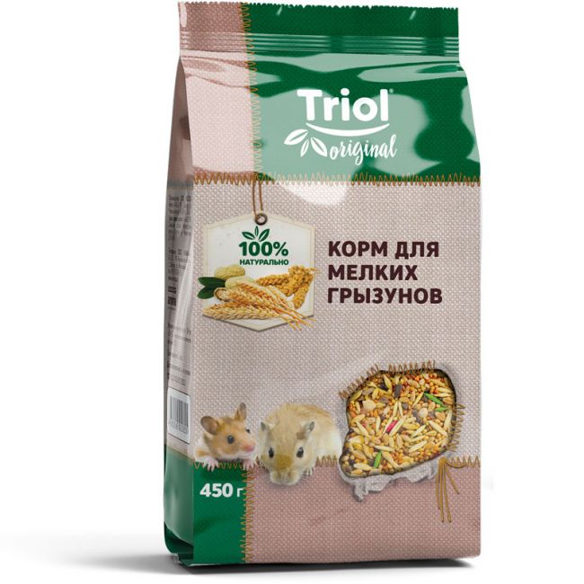 Корм для мелких грызунов, 450г, Triol Original Корм для мелких грызунов, 450г, Triol Original