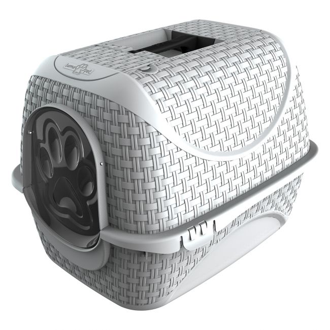 BAMA PET био-туалет для кошек PRIVE 42х50,5х39,6h см, белый BAMA PET био-туалет для кошек PRIVE 42х50,5х39,6h см, белый