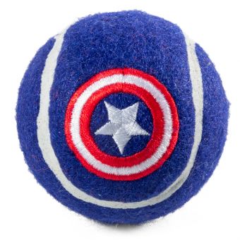 Игрушка для собак Marvel Капитан Америка «Мяч теннисный», d70мм Игрушка для собак Marvel Капитан Америка «Мяч теннисный», d70мм