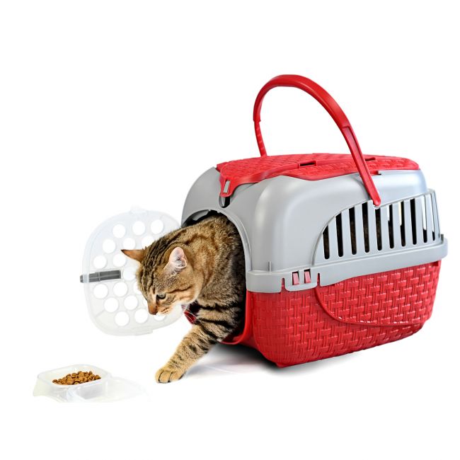 BAMA PET переноска KENNEL TOUR 52х33х34h см до 7 кг, красная BAMA PET переноска KENNEL TOUR 52х33х34h см до 7 кг, красная
