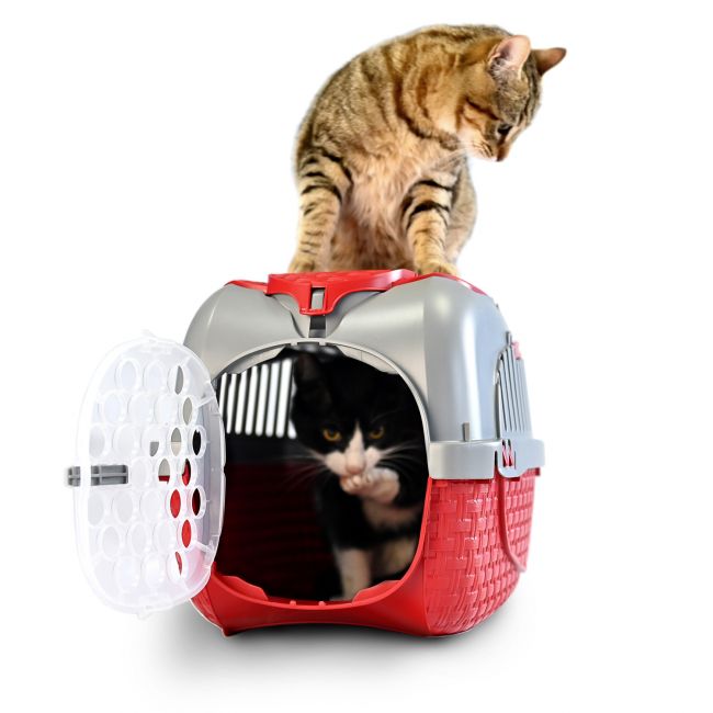 BAMA PET переноска KENNEL TOUR 52х33х34h см до 7 кг, красная BAMA PET переноска KENNEL TOUR 52х33х34h см до 7 кг, красная