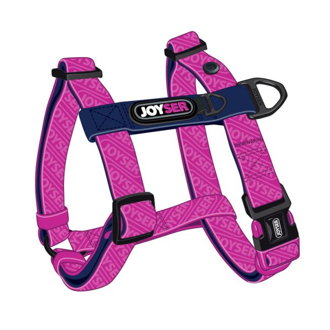 Шлейка для собак JOYSER Walk Base Step-in Harness S розовая